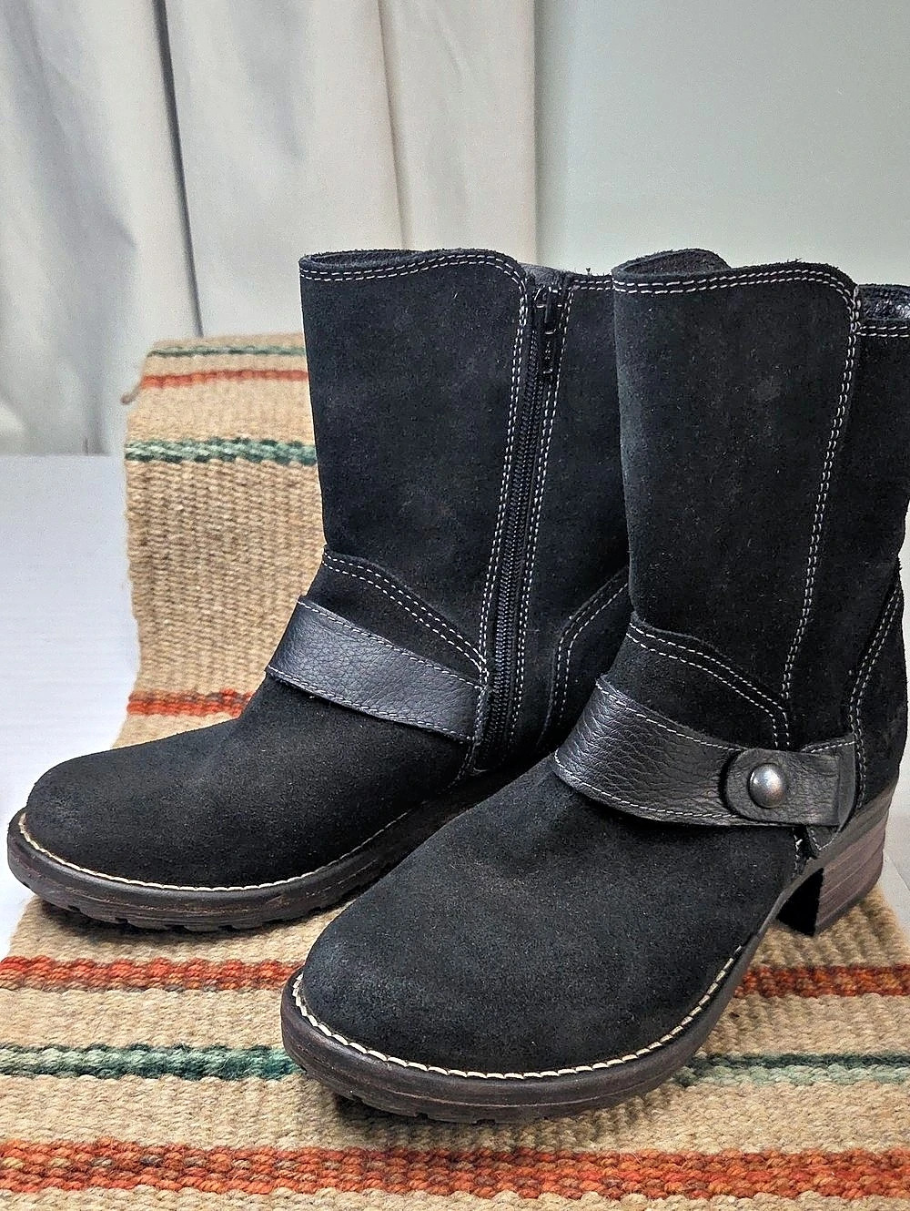 Taos Craft Moto Boot Black Leather Boots EU 37